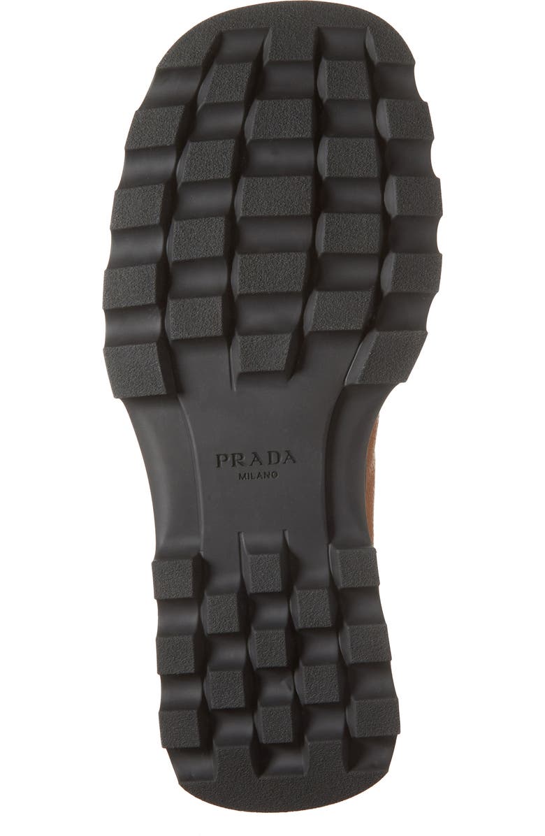 Prada Lug Sole Chelsea Boot, Alternate, color, Cuoio