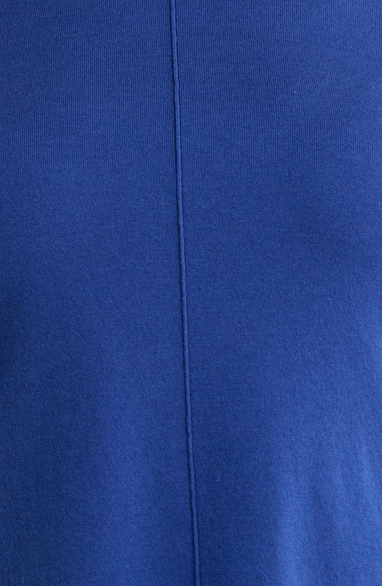 Jones New York Turtleneck Seam Front Bouclé Sweater, Alternate, color, Sapphire
