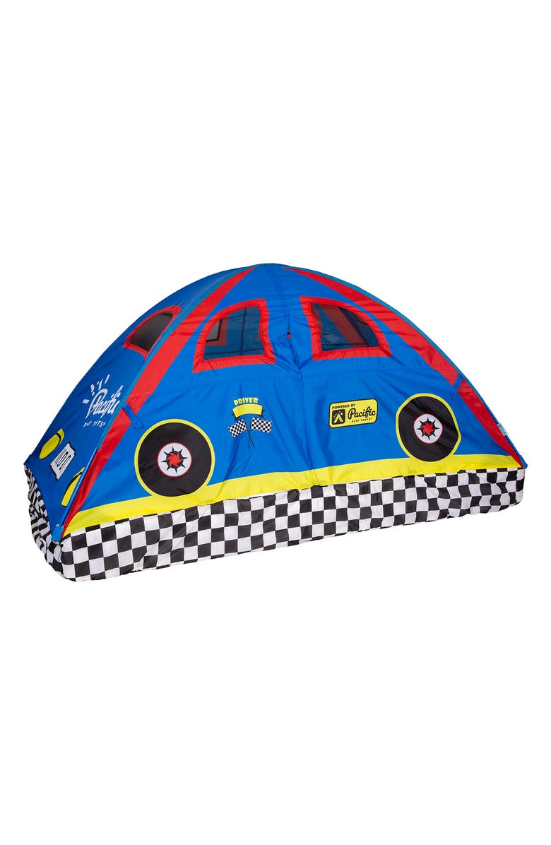 Pacific Play Tents Full-Size Rad Racer Bed Tent, Alternate, color, Blue