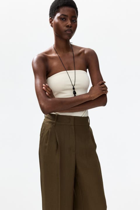 Wide Tailored Trousers