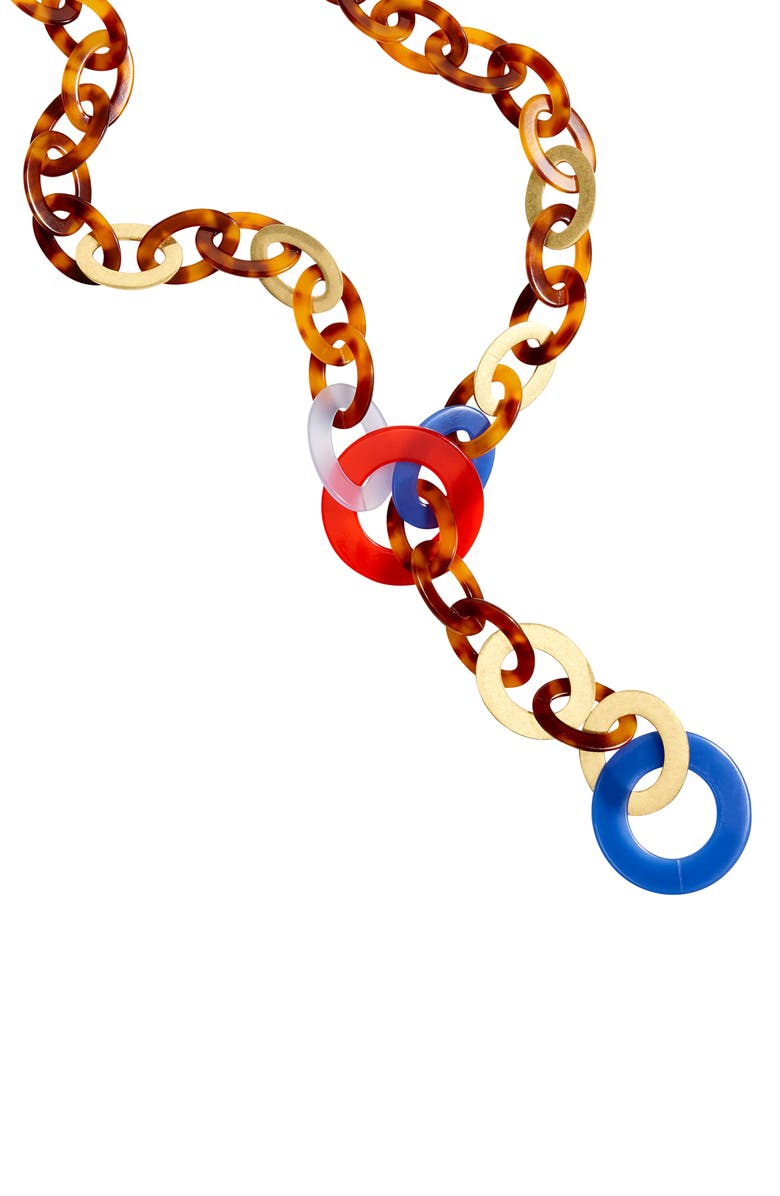 J.Crew Chunky Abba Chain Necklace, Main, color, 