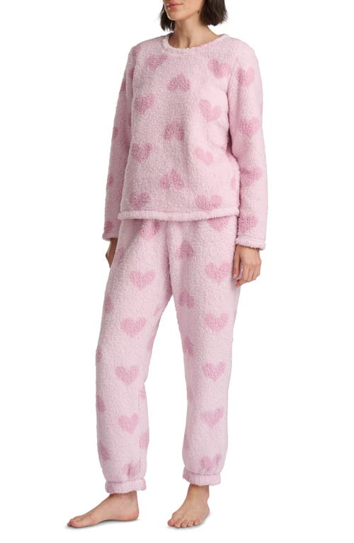 Splendid Plush Pullover & Joggers Set In Purple