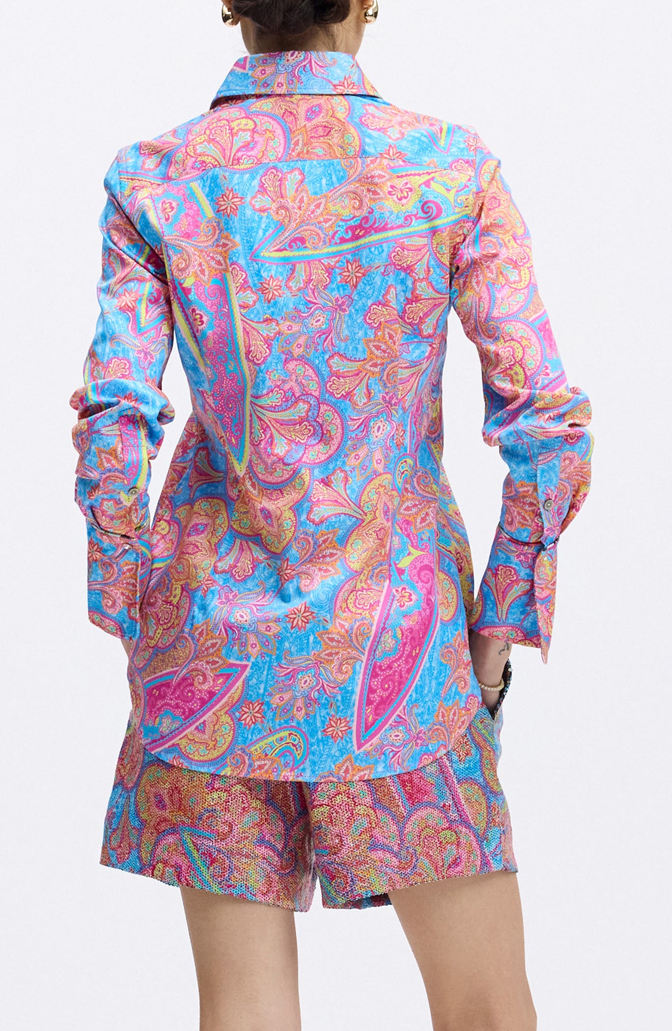 Priscilla Long Sleeve Woven Shirt - image 2