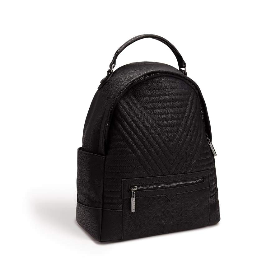 LaBante London Camberwell Quilted Vegan Backpack, Alternate, color, Black