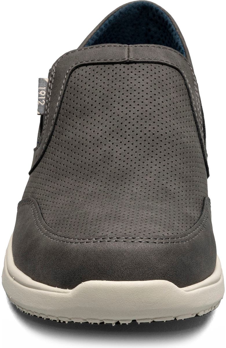 NUNN BUSH Conway EZ Slip-On Sneaker - Wide Width Available, Alternate, color, Charcoal