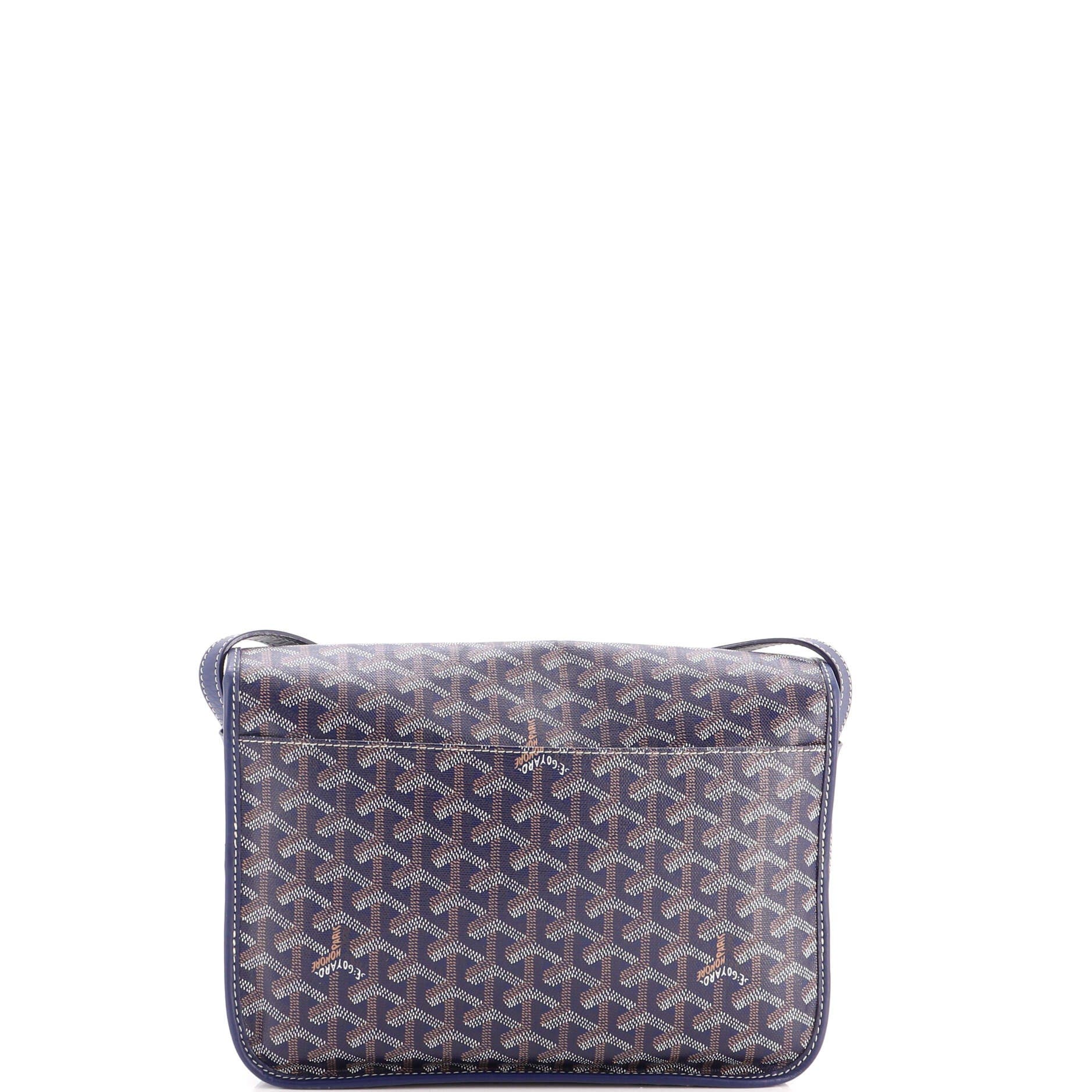 Belvedere Messenger Bag Coated Canvas MM, Alternate, color, Blue