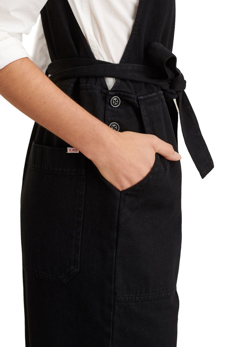 Alex Mill Ollie Upcycled Denim Overalls, Alternate, color, 