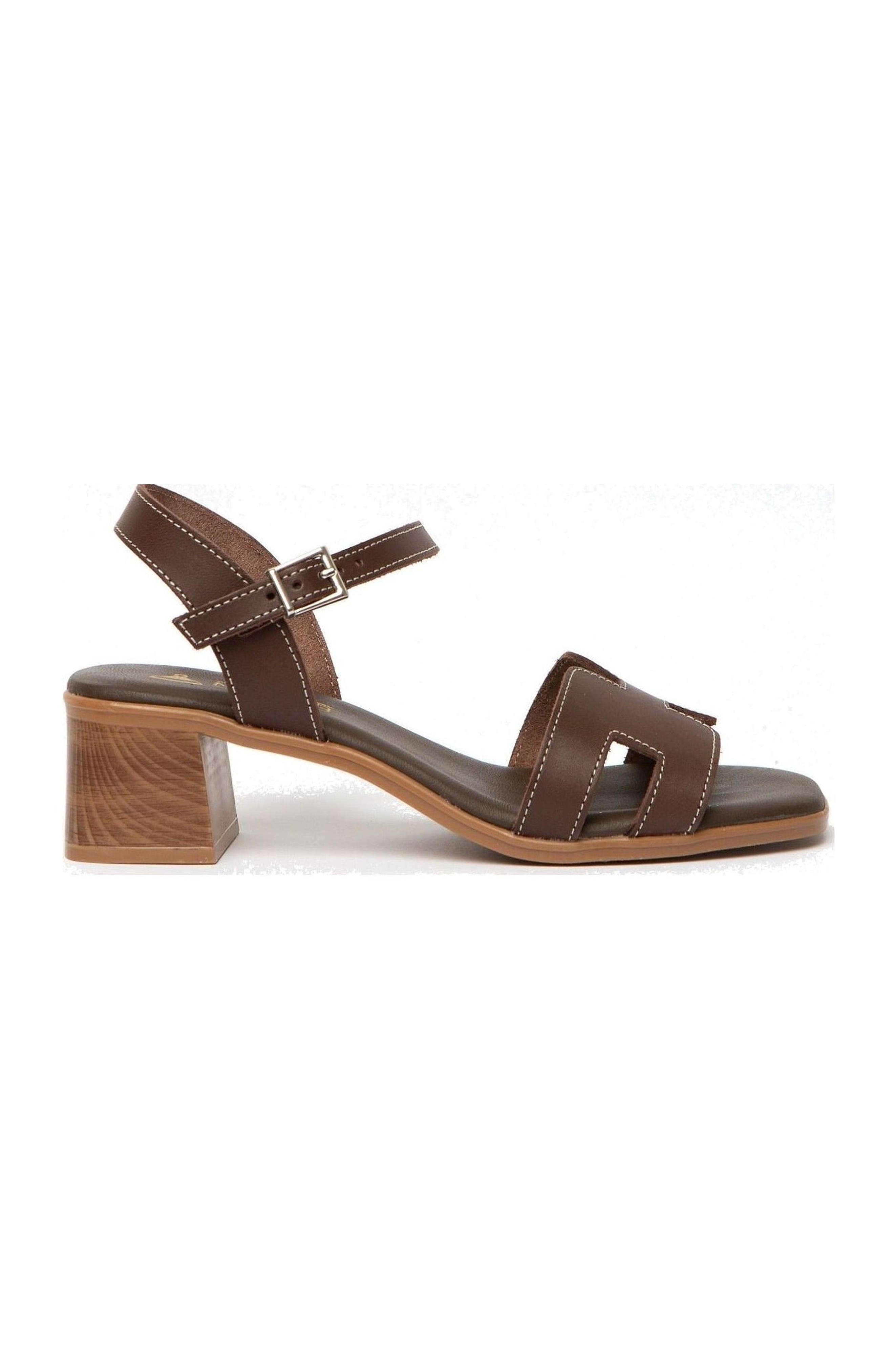 Siena Heeled Sandal, Alternate, color, Chocolate