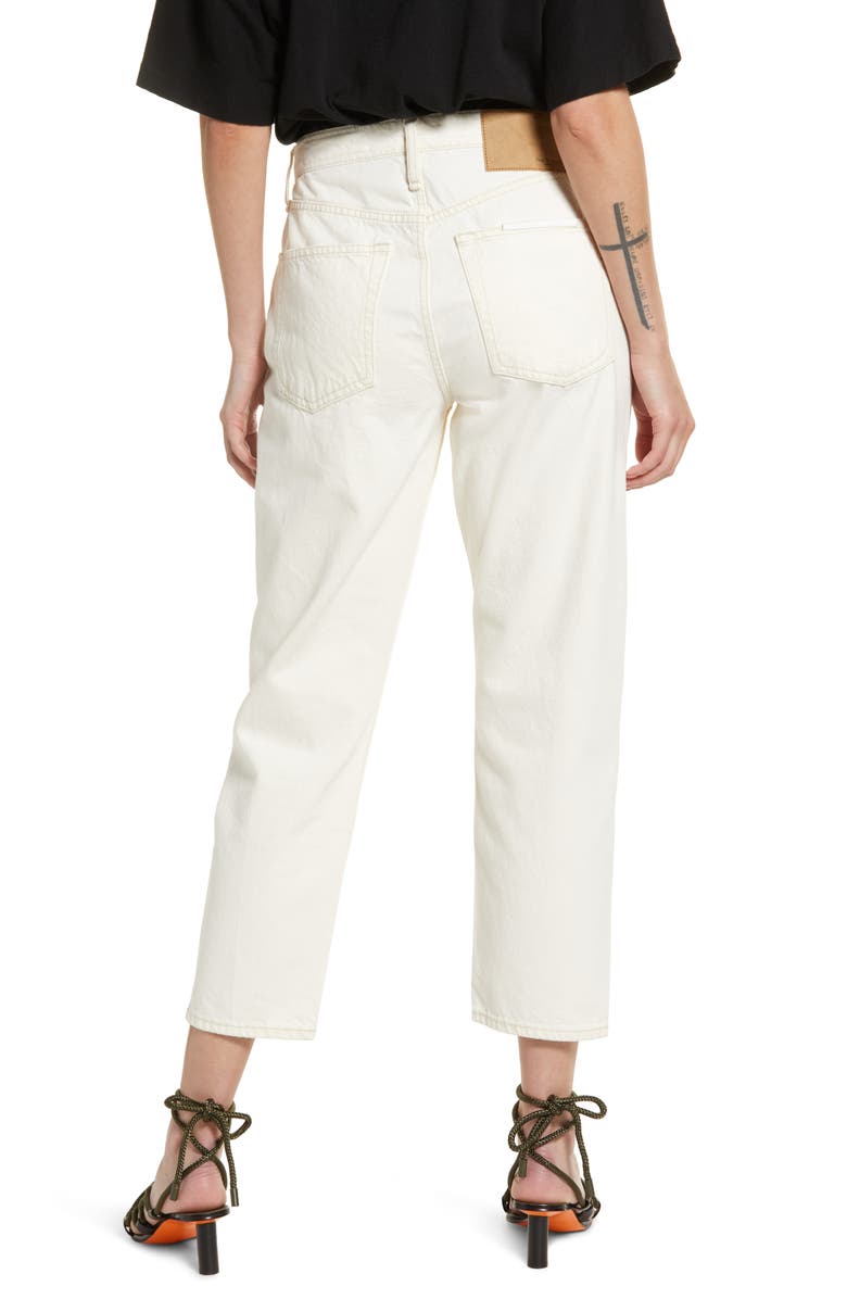rag & bone Alissa High Waist Crop Barrel Leg Jeans, Alternate, color, 