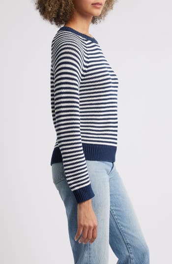 Stripe Pima Cotton Sweater