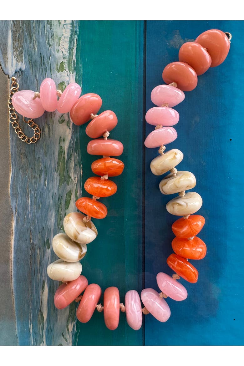 Coral Sands Necklace, Alternate, color, Coral