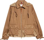 Moncler Adenium Hooded Gabardine & Taffeta Jacket