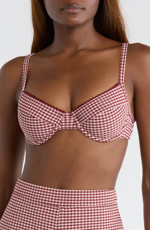 Decorative Underwire Bikini Top