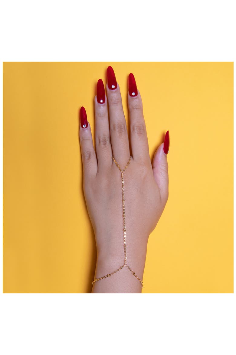 Hand Chain, Alternate, color, GOLD