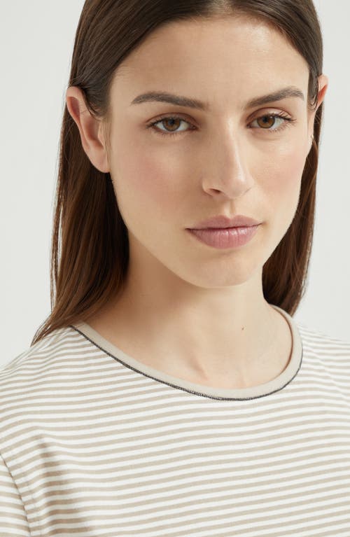 Brunello Cucinelli Gestreiftes T-shirt