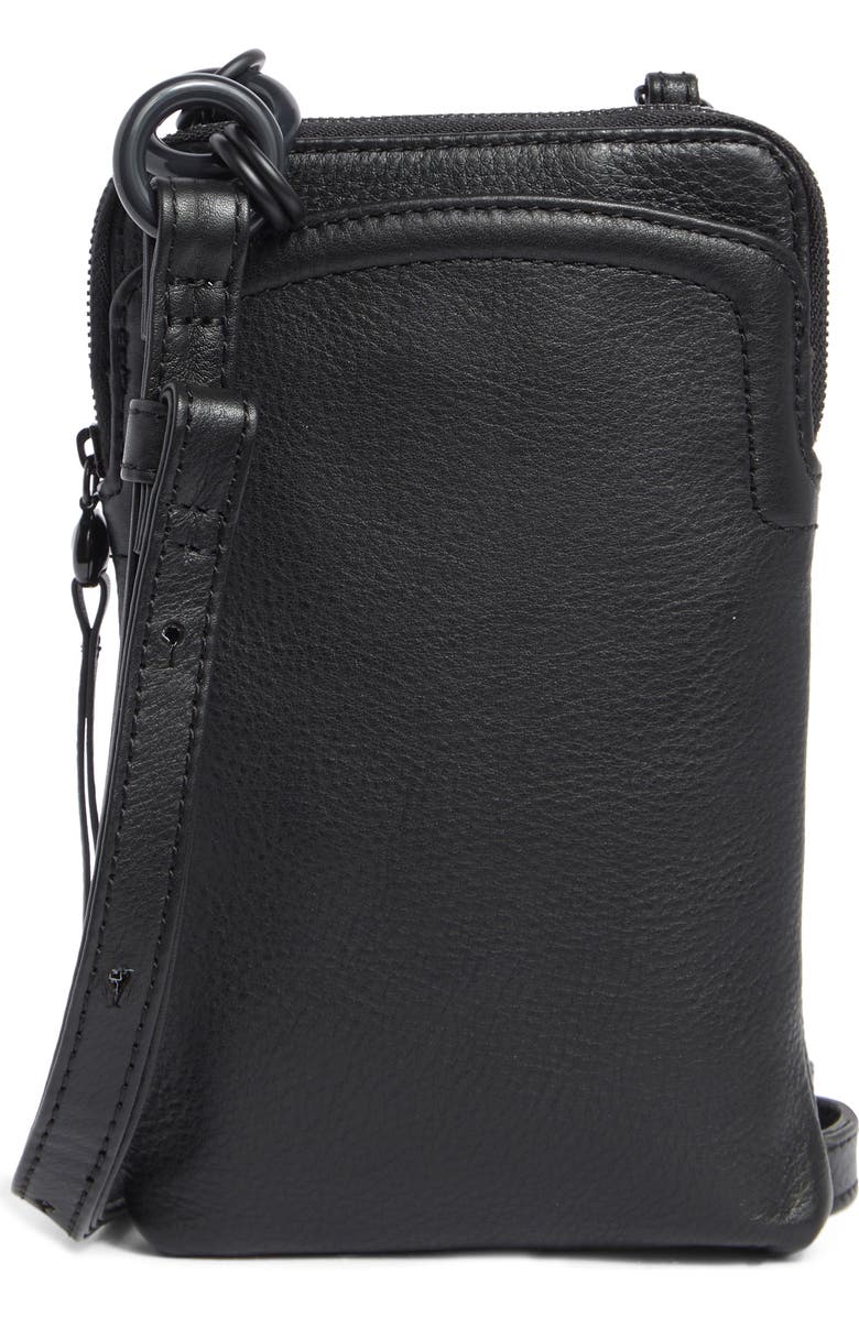 HOBO Nila Leather Phone Crossbody Bag, Main, color,