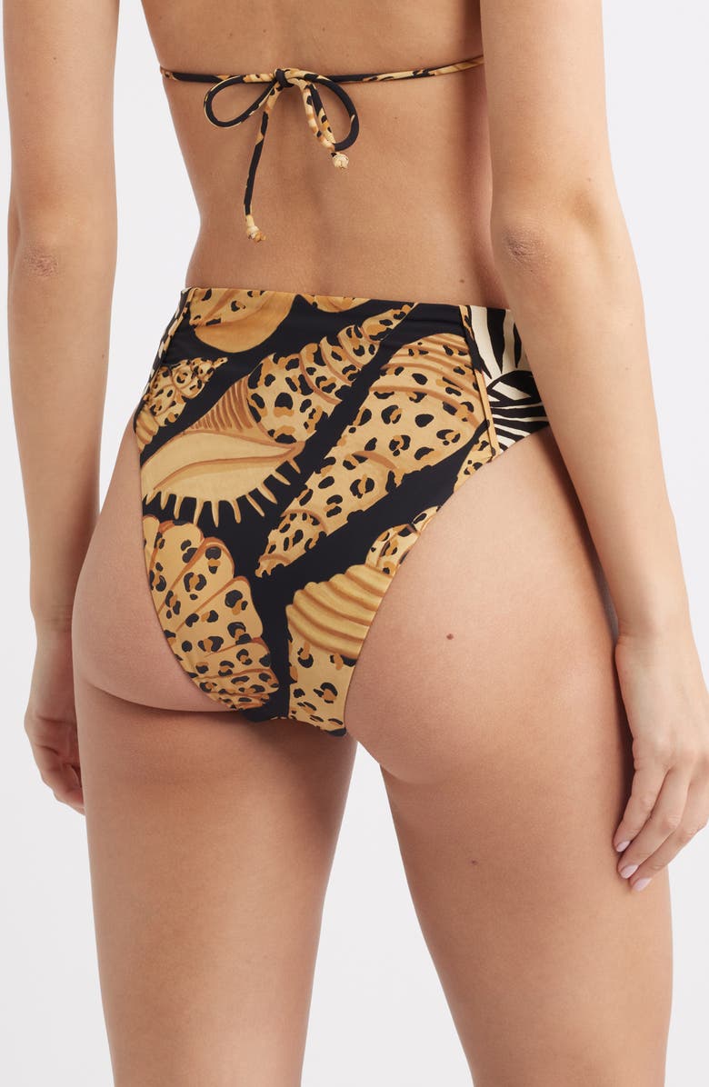 FARM Rio All Over Hot Pants Bikini Bottoms, Alternate, color, Multicolor