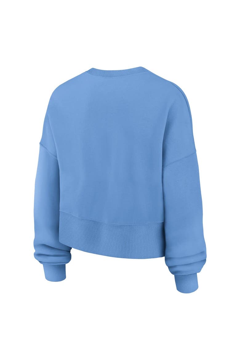 Women's Nike Light Blue St. Louis Cardinals Oversized High Hip Pullover Sweatshirt, Alternate, color, Light Blue