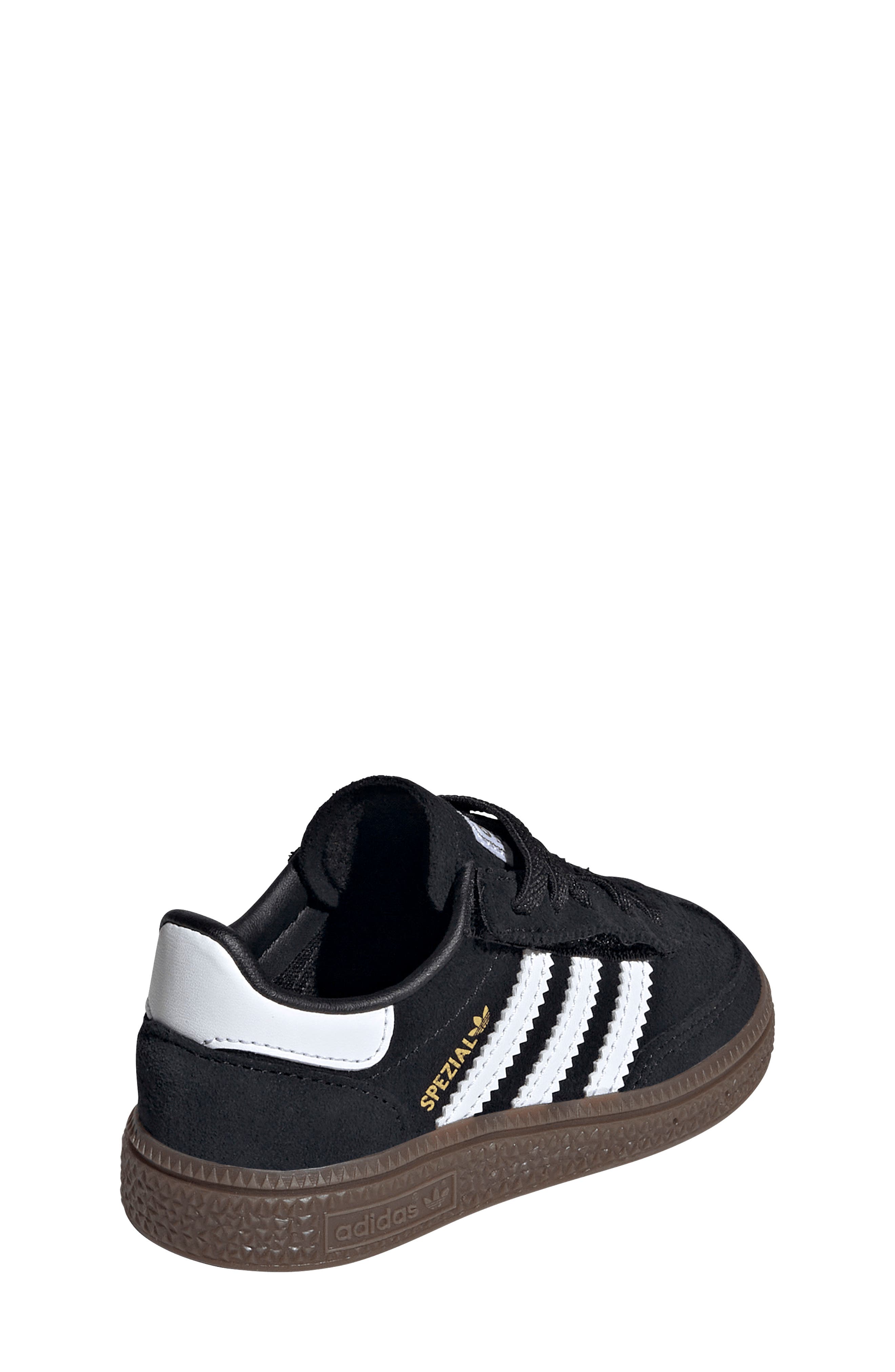 adidas Kids' Handball Spezial Sneaker, Alternate, color, Black/ White/ Gum