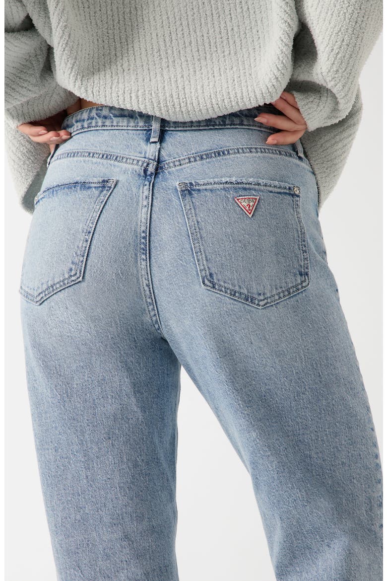High Waist Straight Leg Jeans, Alternate, color, MEDIUM