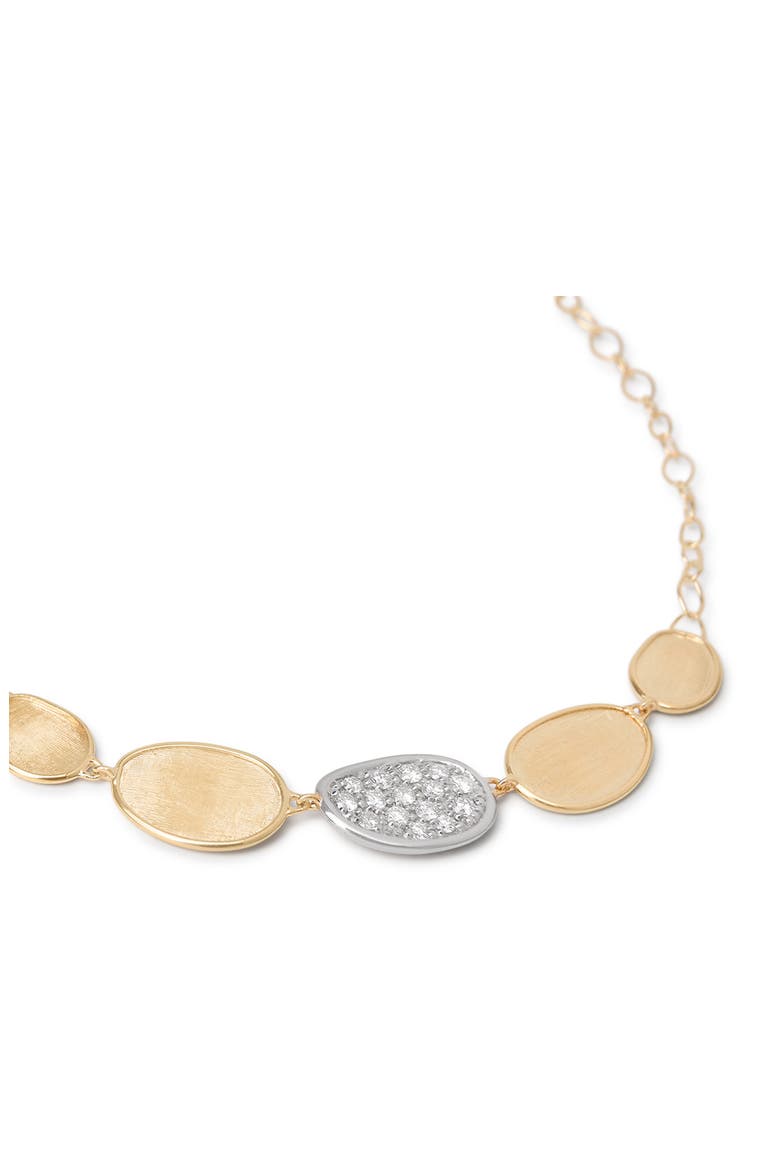 Lunaria Frontal Necklace, Alternate, color, YELLOW GOLD