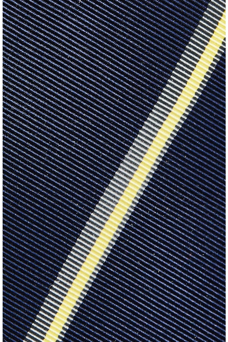 Shadow Stripe Silk & Cotton Mogador Tie, Alternate, color, NAVY