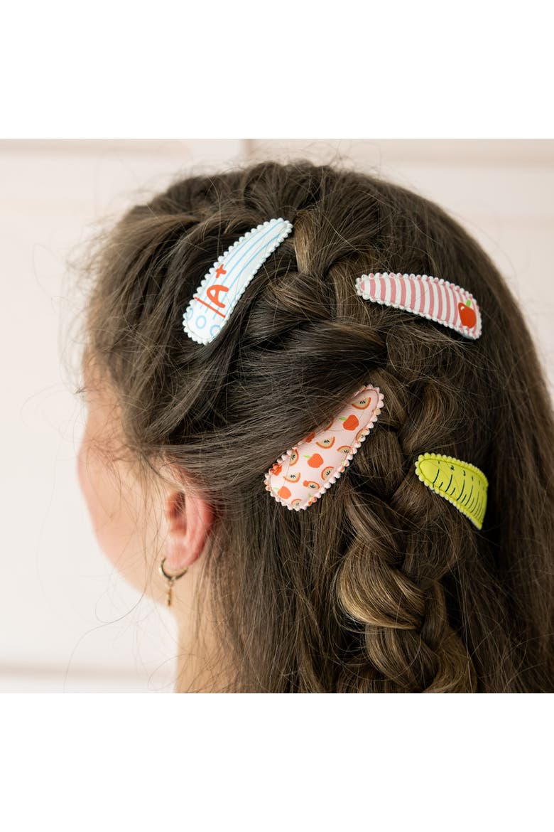 Back to School Printed Clip Set, Alternate, color, Assorted Pre-Pack