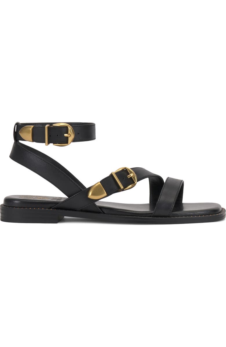 Vince Camuto Neiko Ankle Strap Sandal, Alternate, color, Black