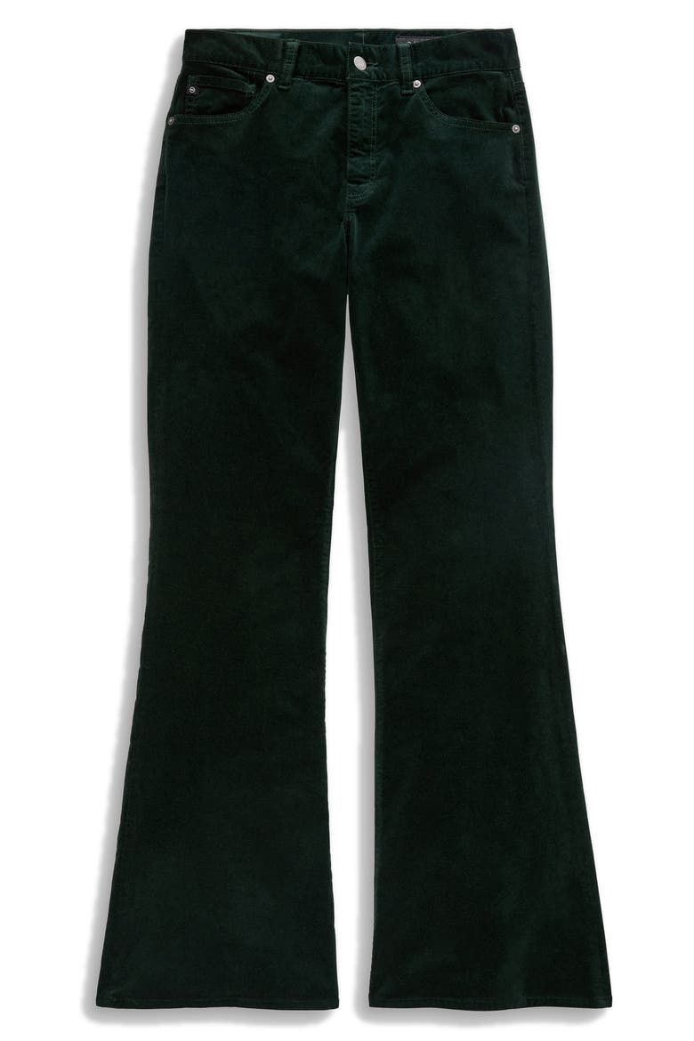 Georgia High Waist Flare Jeans, Alternate, color, PINE