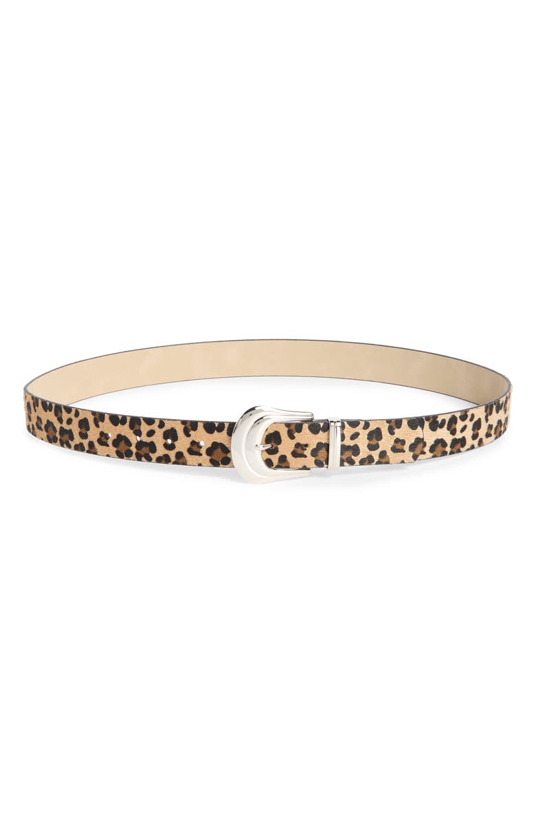 Steve Madden Leopard Belt, Main, color,