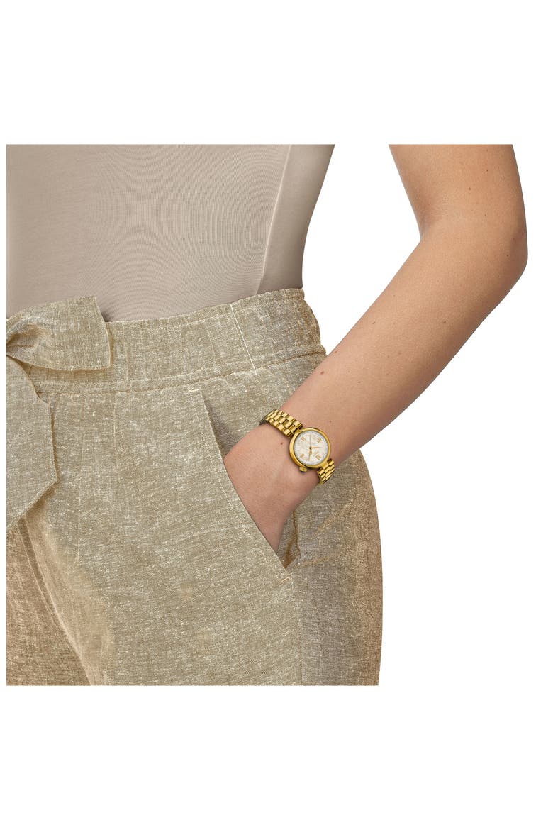 Desir Mother-of-Pearl Goldtone Watch, 28mm, Alternate, color, NO COLOR