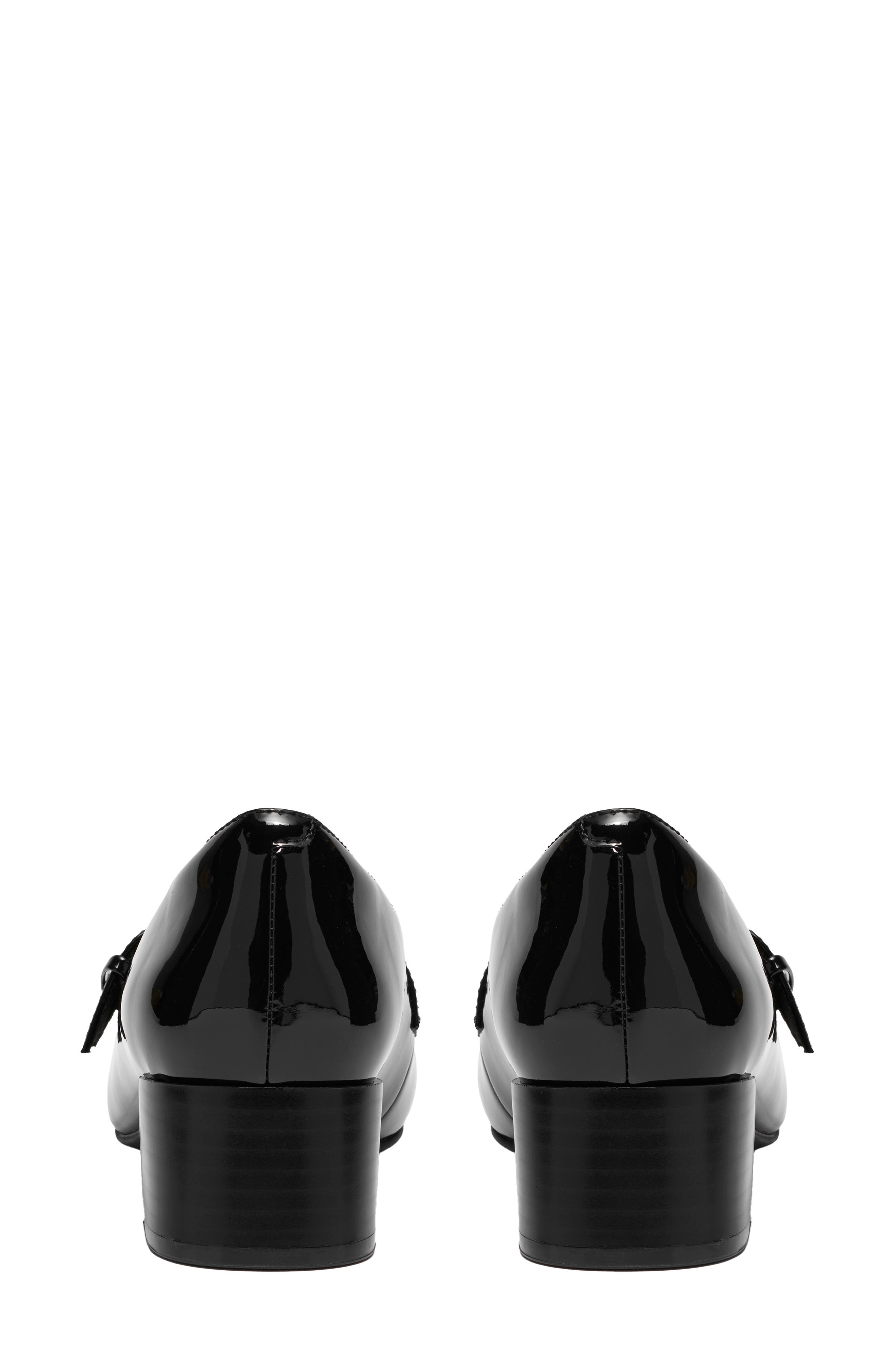 Iridessa Wish Big Buckle Patent Pump, Alternate, color, BLACK