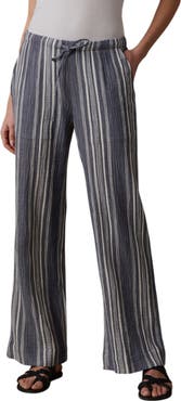 Faherty Dune Organic Cotton Wide Leg Pants