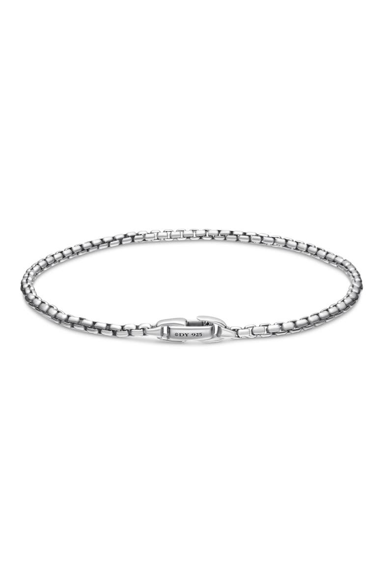2.7mm Box Chain Bracelet, Alternate, color, STERLING SILVER