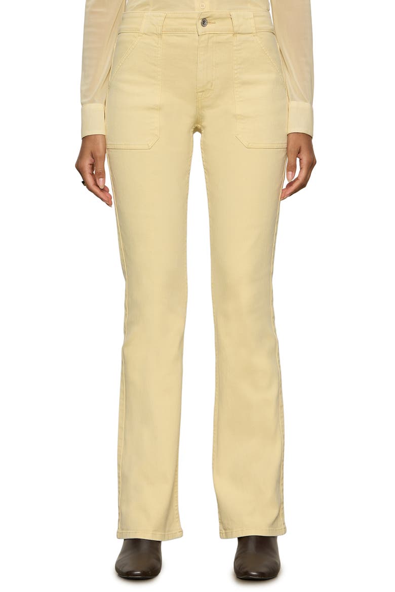 Hayden Utility Bootcut Jeans, Main, color, BUTTERCREAM WHITE