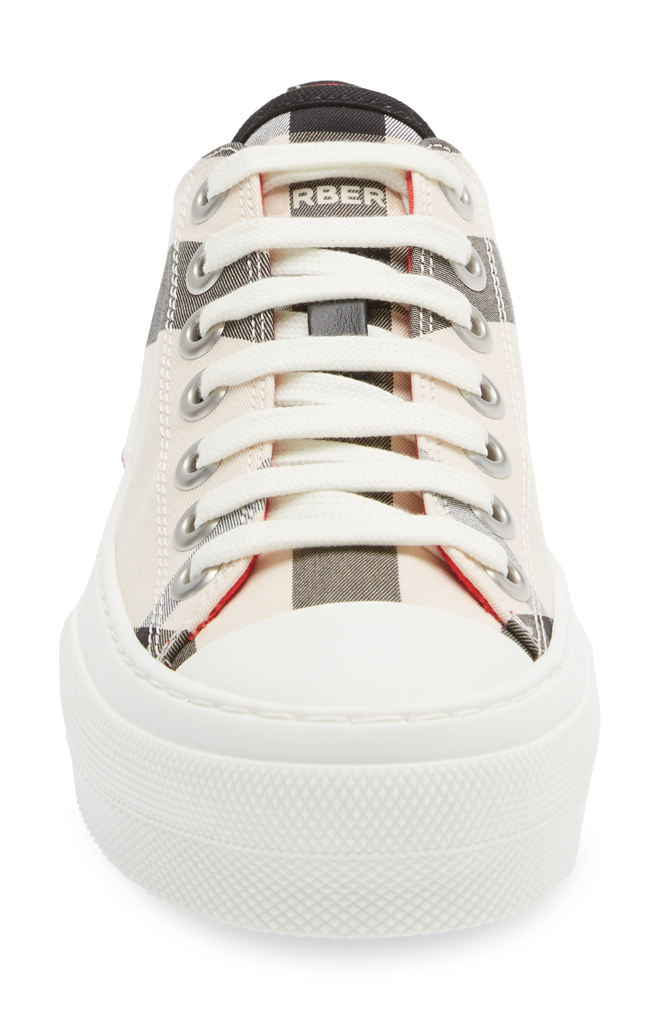 Burberry Jack Check Low Top Sneaker, Alternate, color, 