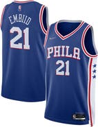 Nike Men's Nike Joel Embiid Royal Philadelphia 76ers 2021/22 Diamond Swingman Jersey - Icon Edition