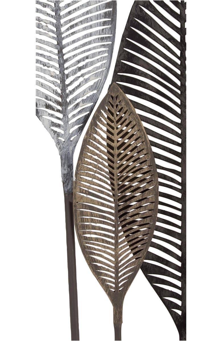 UMA Leaf Wall Decor, Alternate, color, Brown