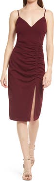 LNL Side Ruched Sleeveless Dress