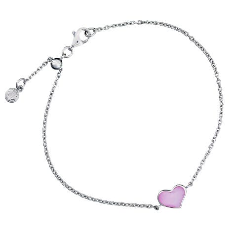 Heart Bracelet Set In Sterling Silver