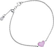 Jan Leslie Heart Bracelet Set In Sterling Silver