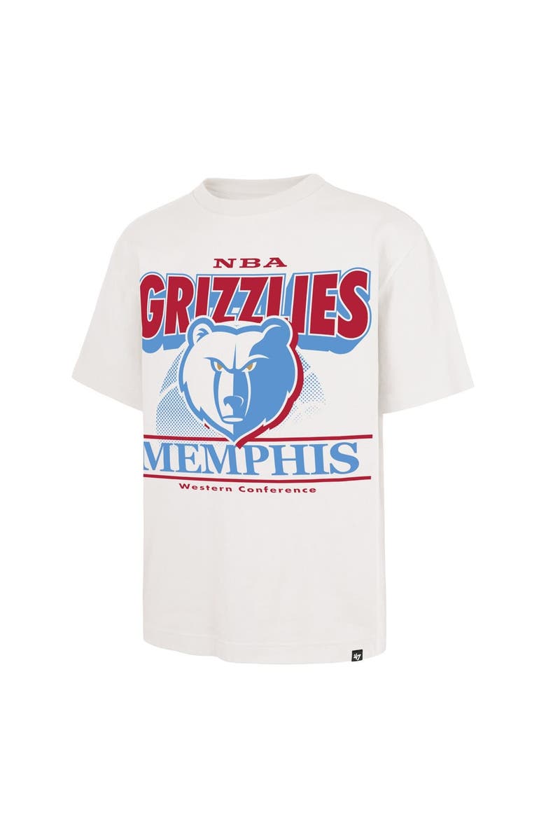 '47 Men's '47 White Memphis Grizzlies City Edition Shifty Foundation T-Shirt, Alternate, color, White
