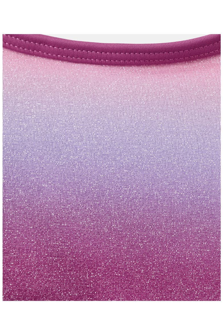 Metallic Cutout One-Piece Swimsuit, Alternate, color, PURPLE