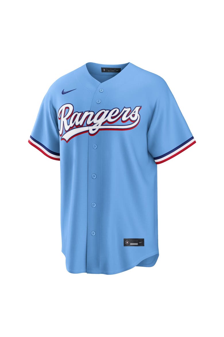 Men's Nike Corey Seager Light Blue Texas Rangers Alternate Replica Jersey, Alternate, color, Light Blue