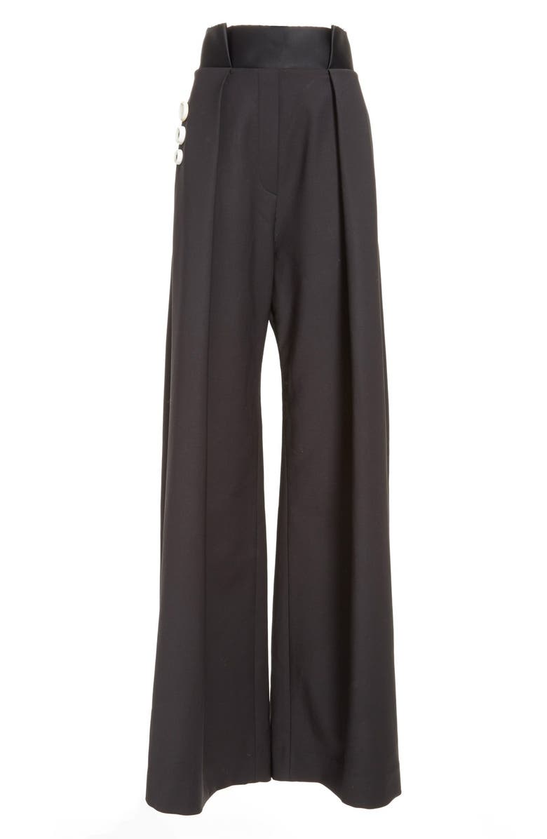 Ellery Star 80 Wide Leg Paperbag Pants, Alternate, color,