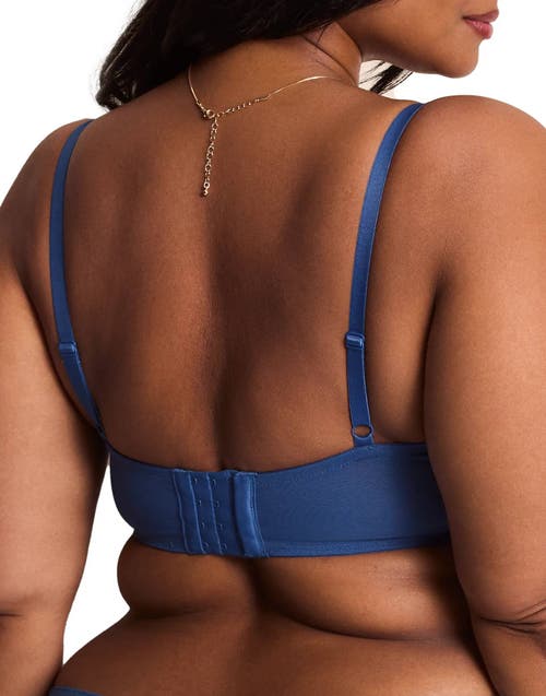 Adore Me Zooey Unlined Balconette Bra In Blue