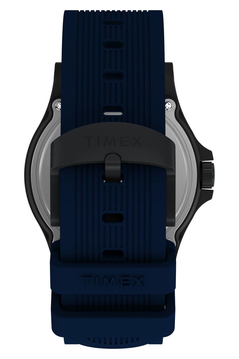 Peanuts Expedition Acadia Silicone Strap Watch, Alternate, color, BLUE