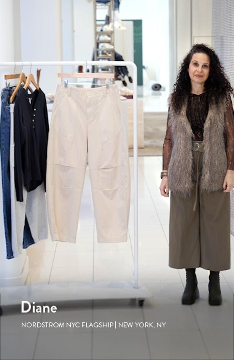 Rock Springs Cotton Ankle Barrel Pants, sales video thumbnail