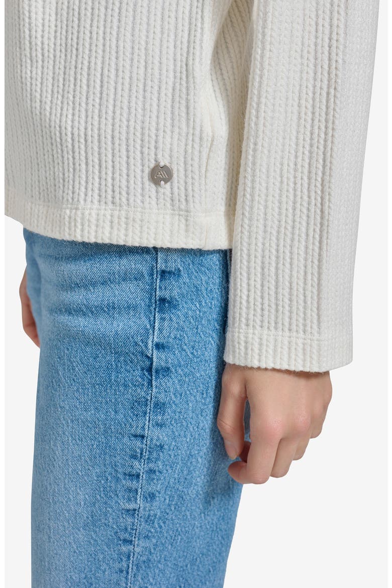 Long Sleeve Polo Sweater, Alternate, color, CREAM