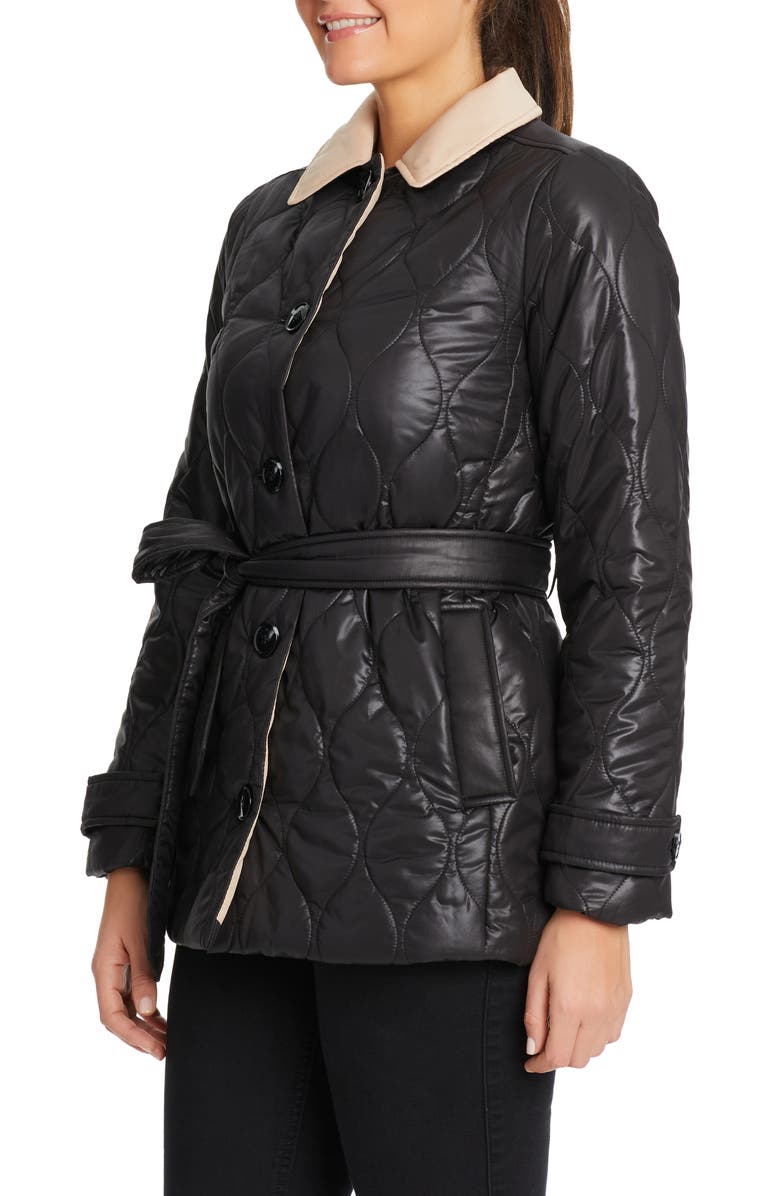 Kate Spade New York belted quilted jacket, Alternate, color,